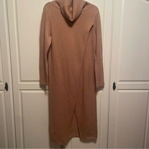 New Giuliana Cozy pullover long crossover Sweater pink taupe